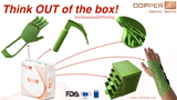 PLA Filament Copper 3D PLActive - Innovative Antibacterial 1.75mm 250gram Apple Green Color 3D Printer Filament