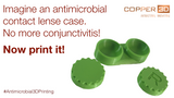 PLA Filament Copper 3D PLActive - Innovative Antibacterial 1.75mm 2.3kg Apple Green Color 3D Printer Filament On Demand