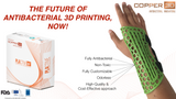 PLA Filament Copper 3D PLActive - Innovative Antibacterial 2.85mm 250gram Apple Green Color 3D Printer Filament