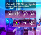 5M LED Strip Lights Rope Light for Bedroom and Home (5050 Lights Strip App with Remote Control)