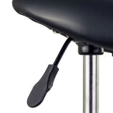 Forever Beauty Black Salon Barber Stool Swivel Saddle Type