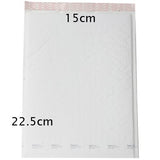 10 Piece Pack - 22.5cm x 15cm White Bubble Padded Envelope Bag Post Courier Shipping SMALL Self Seal