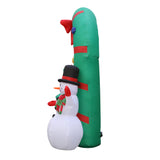 Jingle Jollys Christmas Inflatable Giant Arch Way 2.8M Santa Snowman Light Decor