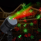 Jingle Jollys Moving LED Lights Laser Projector Landscape Lamp Christmas Decor